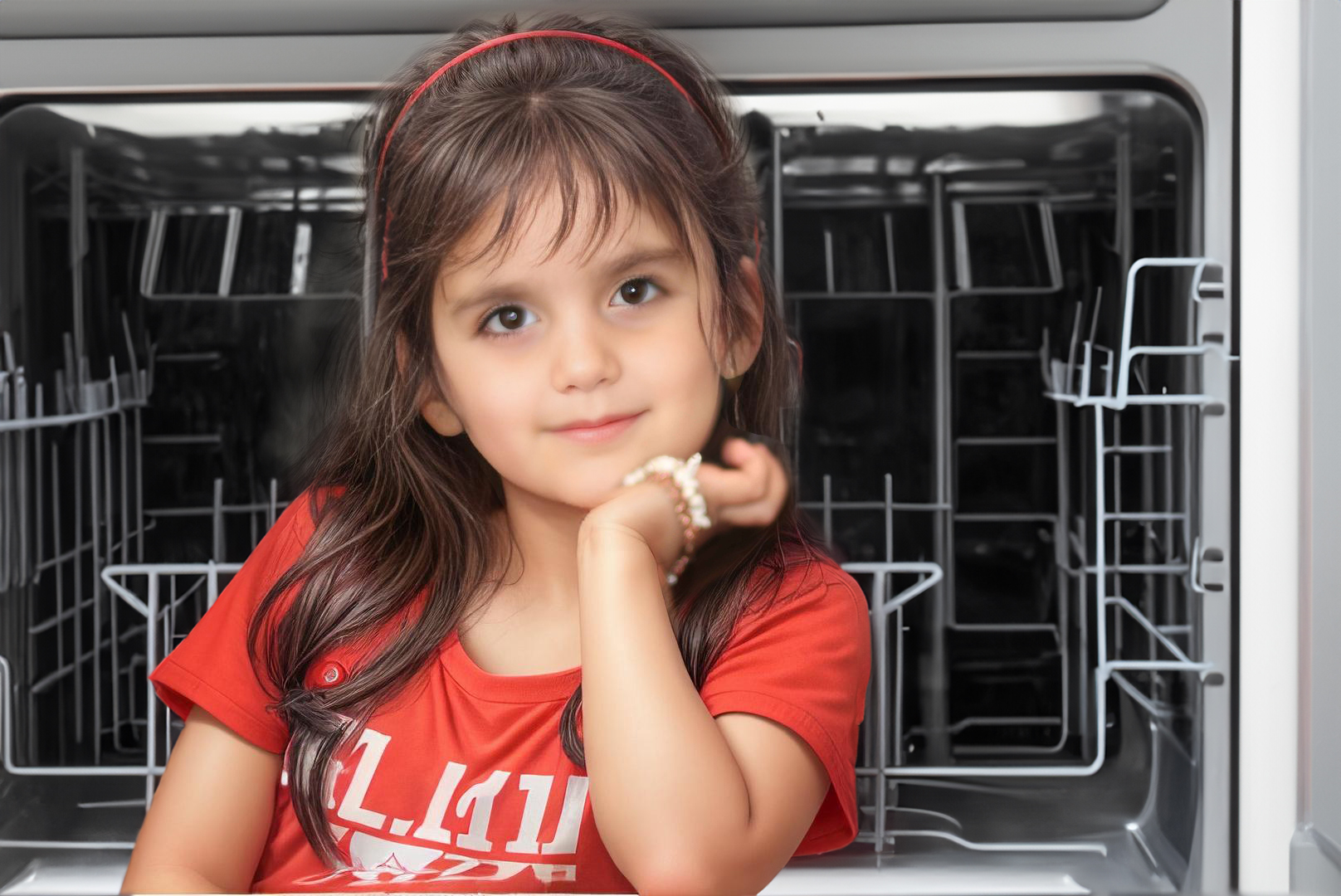 دکمه آبی Push&Go در لباسشویی ایندزیت